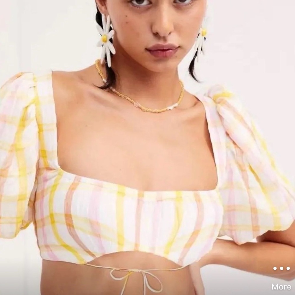 For Love & Lemons Crop Top XS
